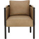 Wilder Ludlow Sesame Leather Lounge Chair